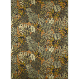 Dalyn Rugs Tropics TC11 Machine Made 100% Polyester Coastal Rug Clay 9' x 12' TC11CL9X12