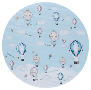 Safavieh Tacoma Kids Area Rug – Stylish, Durable, And Washable Design For Playful Home Decor And Comfort Ivory ,Blue Polyester Pile Tck159a-4