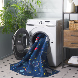 Safavieh Tacoma Kids Area Rug - Stylish Navy And Rust Design For Playrooms, Nurseries, And Bedrooms Navy ,Rust Polyester Pile Tck164n-8