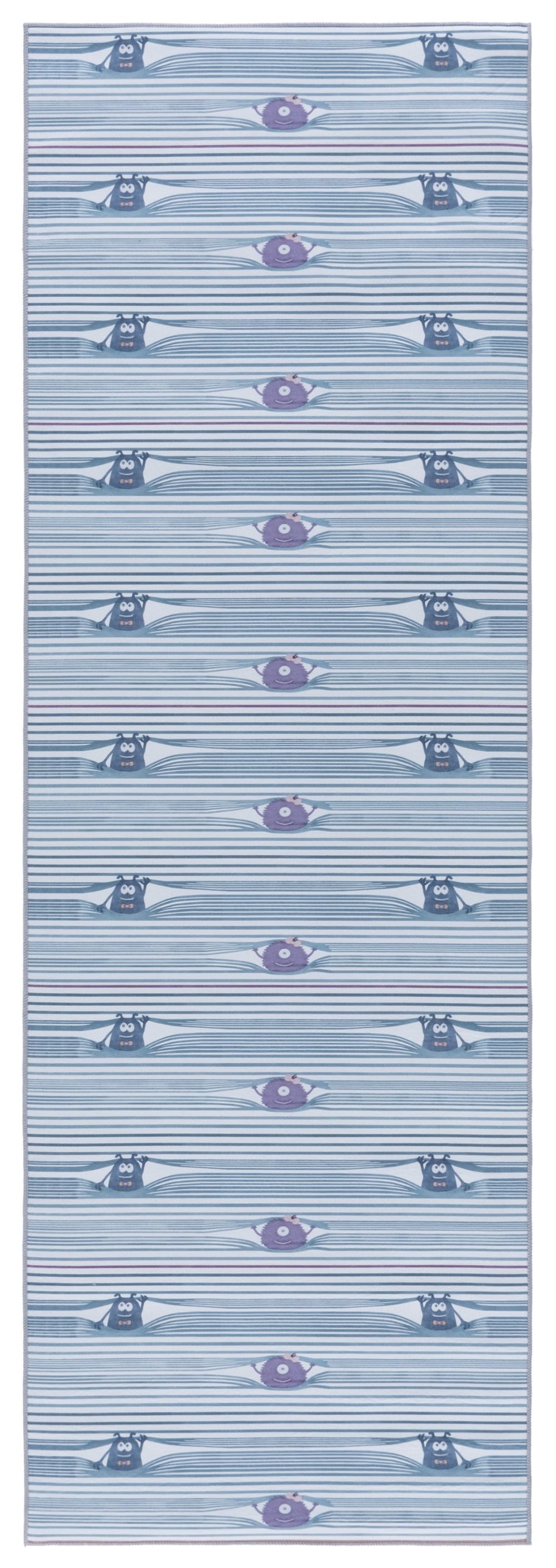 Safavieh Tacoma Kids Area Rug - Plush 5x8 Rectangle In Elegant Gray And Blue, Soft, Washable & Slip Resistant Grey ,Blue Polyester Pile Tck166f-3