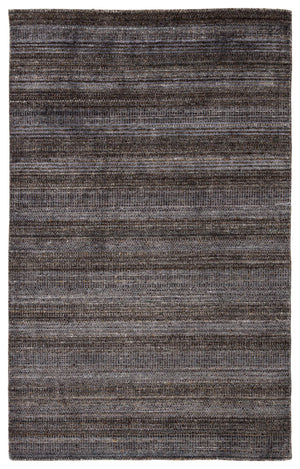 Jaipur Living Jaipur Living Handwoven Wool Viscose Geometric Area Rug Charcoal Blue Transitional 8' x 10' RUG142809