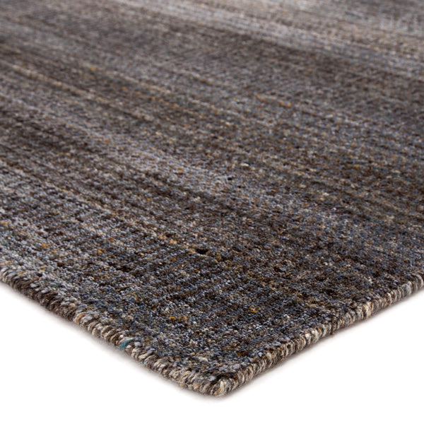 Jaipur Living Jaipur Living Handwoven Wool Viscose Geometric Area Rug Charcoal Blue Transitional 8' x 10' RUG142809