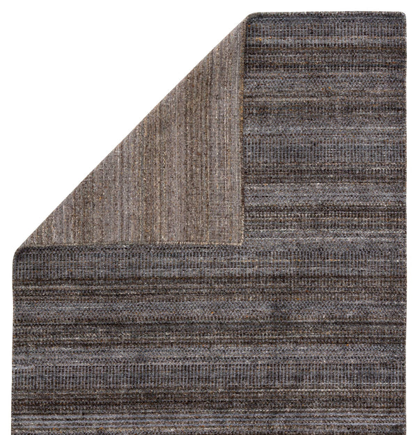 Jaipur Living Jaipur Living Handwoven Wool Viscose Geometric Area Rug Charcoal Blue Transitional 8' x 10' RUG142809
