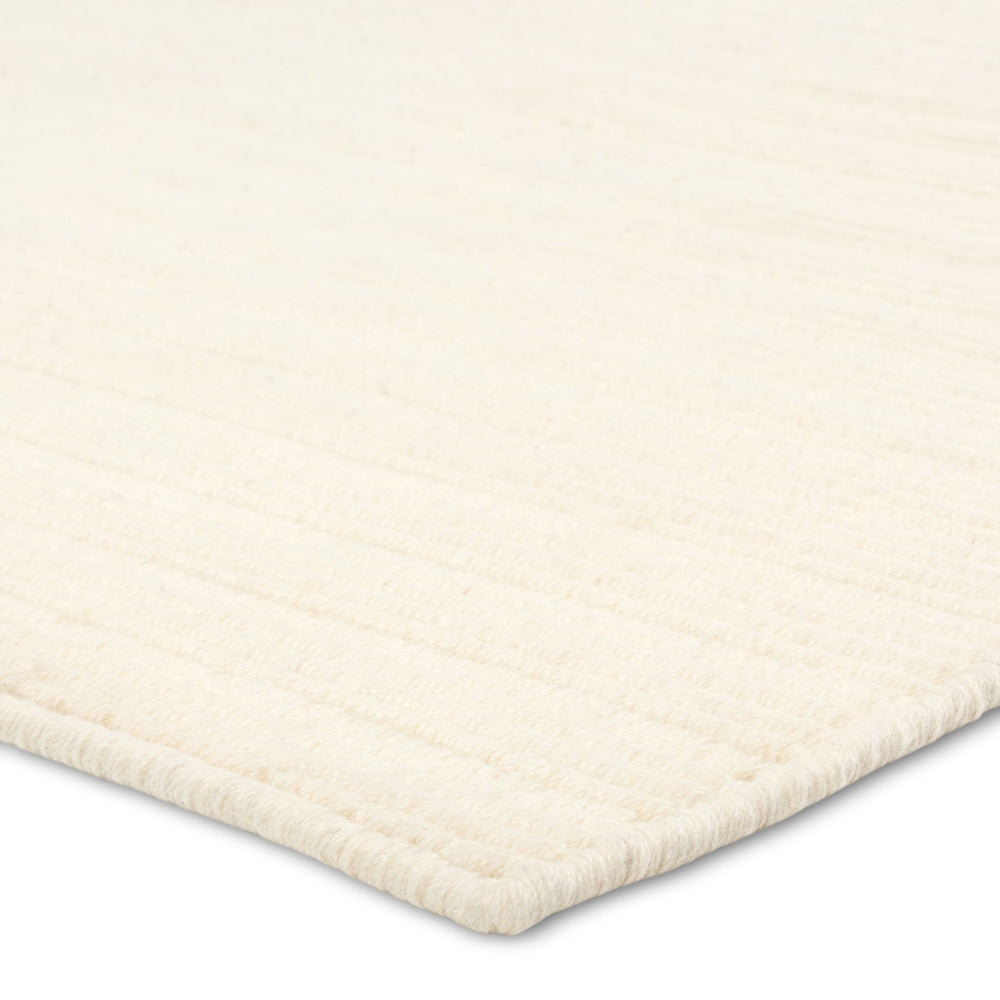 Jaipur Living Tepore Venue Tep01 Handwoven Handmade 100% Wool Solids Solid Indoor Rug Ivory 100% Wool, 100% Cotton Rug160086