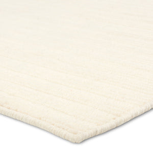 Jaipur Living Tepore Venue Tep01 Handwoven Handmade 100% Wool Solids Solid Indoor Rug Ivory 100% Wool, 100% Cotton Rug160086