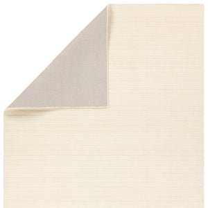 Jaipur Living Tepore Venue Tep01 Handwoven Handmade 100% Wool Solids Solid Indoor Rug Ivory 100% Wool, 100% Cotton Rug160086