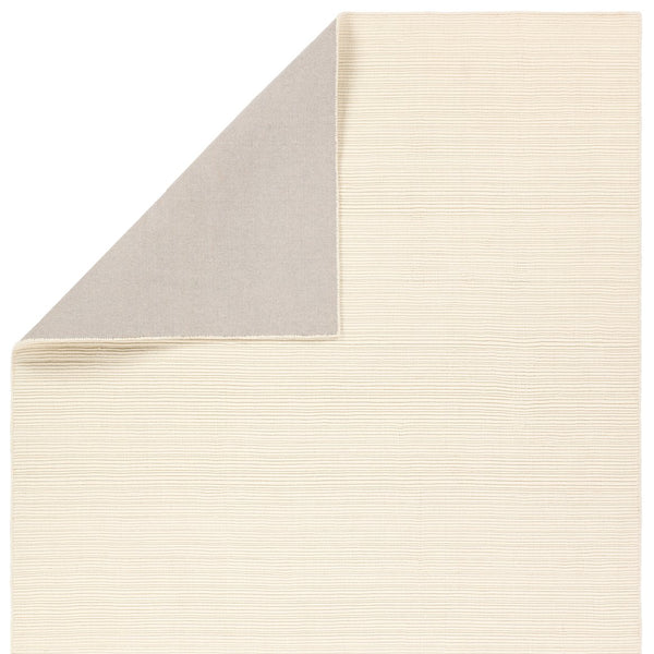 Jaipur Living Tepore Venue Tep01 Handwoven Handmade 100% Wool Solids Solid Indoor Rug Ivory 100% Wool, 100% Cotton Rug160086