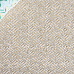 Safavieh Terrace Geometric Runner Rug Power Loomed Polypropylene for Hallways and Entryways Beige 2'-3" x 8'-0" TER800B-28