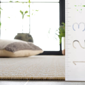Safavieh Terrace Geometric Runner Rug Power Loomed Polypropylene for Hallways and Entryways Beige 2'-3" x 8'-0" TER800B-28