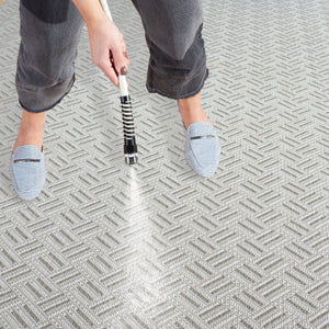 Safavieh Terrace Geometric Runner Rug Power Loomed Polypropylene for Hallways and Entryways Gray 6'-7" x 6'-7" Square TER800F-7SQ