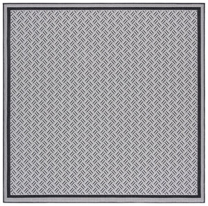 Safavieh Terrace Turkish Black And White Geometric Rug 8X10 Low-Profile Polypropylene Outdoor/Indoor Durable Elegance 8'-0" x 10'-0" TER800Z-8