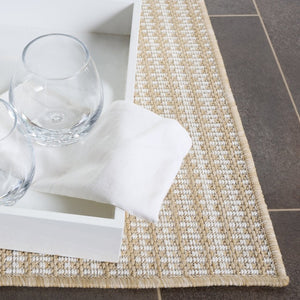 Safavieh Terrace Power Loomed Polypropylene Runner Rug for Entryways and Hallways Beige 2'-3" x 8'-0" TER802B-28
