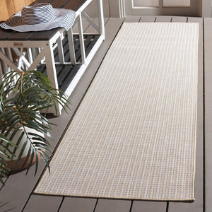 Safavieh Terrace Power Loomed Polypropylene Runner Rug for Entryways and Hallways Beige 2'-3" x 8'-0" TER802B-28
