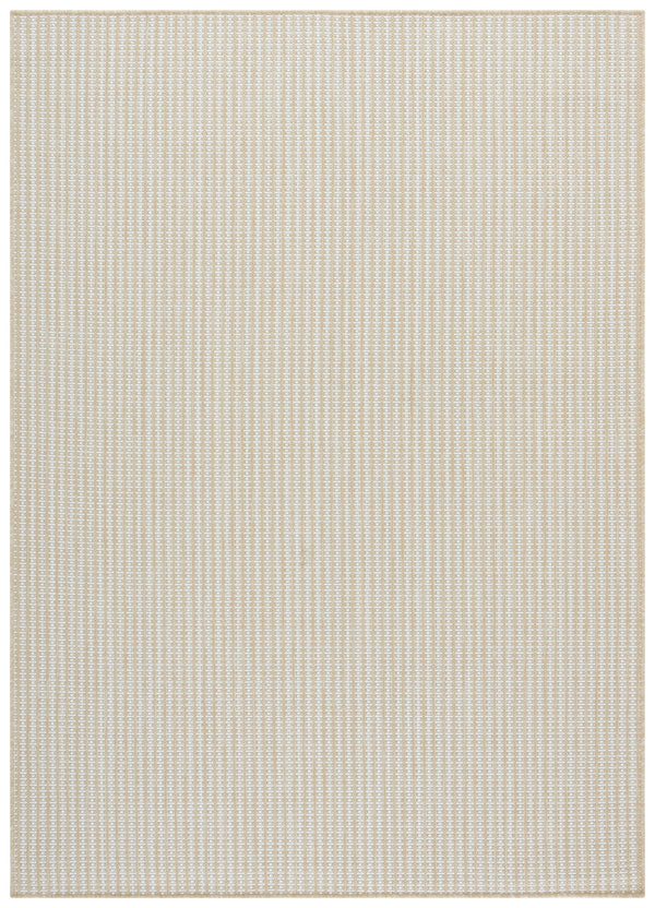 Safavieh Terrace Neutral Beige Ivory Geometric Indoor/Outdoor Rug — Low-Profile Polypropylene, Durable Style 5'-3" x 7'-6" TER802B-5