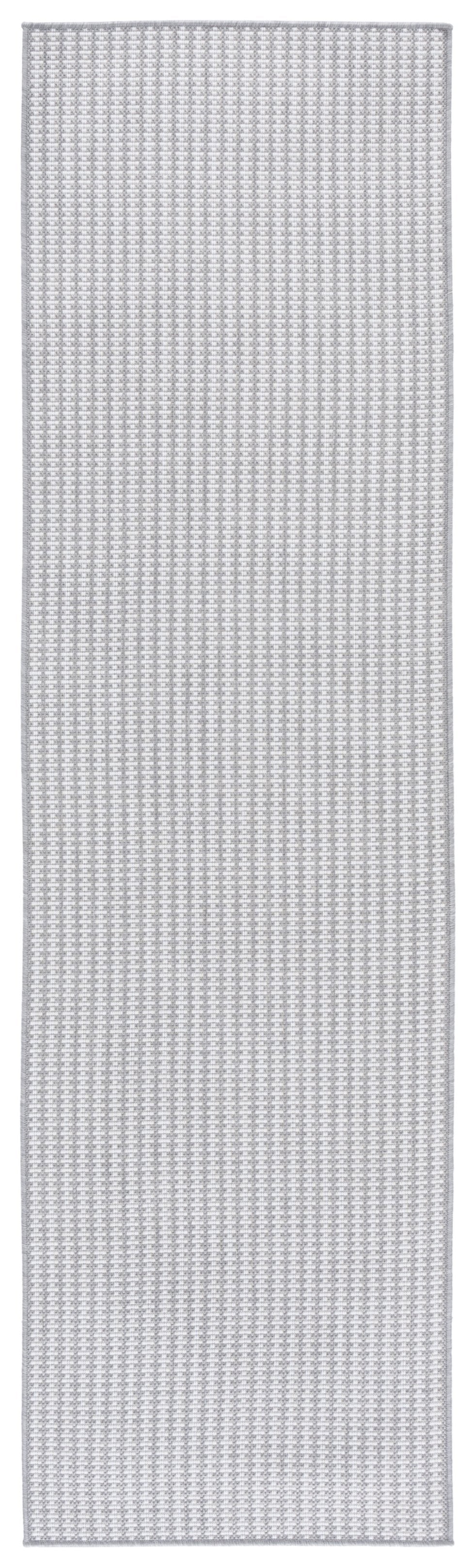 Safavieh Terrace Low-Profile Grey Ivory Geometric Rug — Durable Polypropylene, Fade & Stain Resistant, Modern 5'-3" x 7'-6" TER802F-5