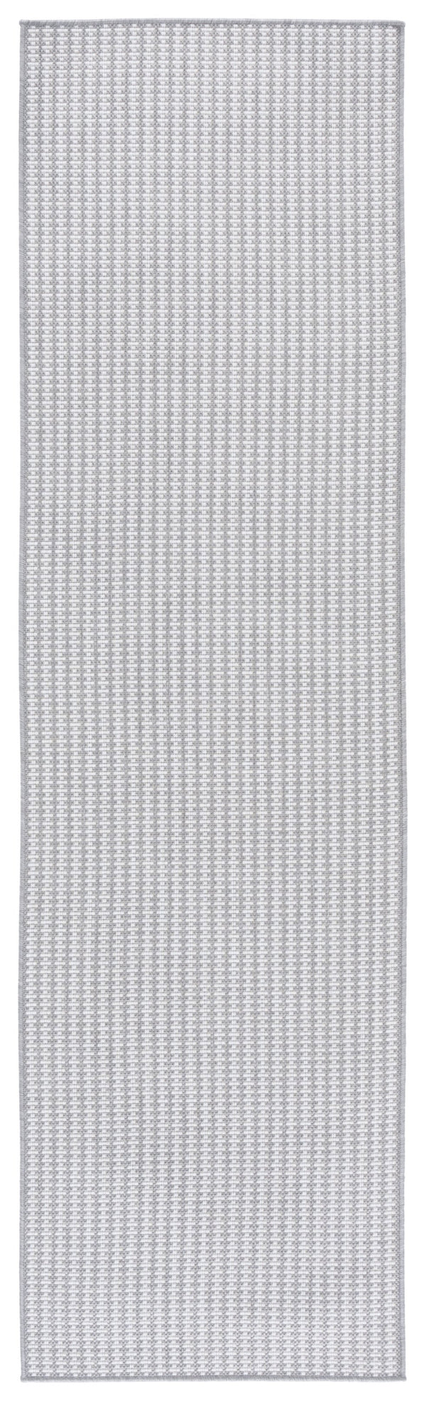 Safavieh Terrace Modern Grey Ivory Geometric Area Rug — Low-Profile Polypropylene, Durable Turkish Loomed Design 4'-0" x 6'-0" TER802F-4