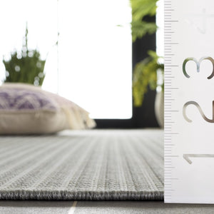 Safavieh Terrace Power Loomed Polypropylene Runner Rug for Entryways and Hallways Gray 2'-3" x 8'-0" TER802F-28