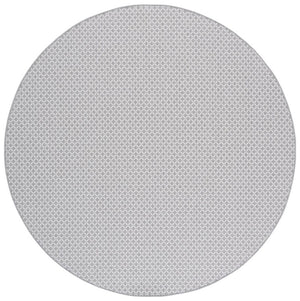 Safavieh Terrace Power Loomed Polypropylene Runner Rug for Entryways and Hallways Gray 6'-7" x 6'-7" Round TER802F-7R