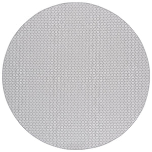 Safavieh Terrace Modern Grey Ivory Geometric Area Rug — Low-Profile Polypropylene, Durable Turkish Loomed Design 4'-0" x 6'-0" TER802F-4
