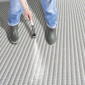 Safavieh Terrace Power Loomed Polypropylene Runner Rug for Entryways and Hallways Gray 6'-7" x 6'-7" Square TER802F-7SQ