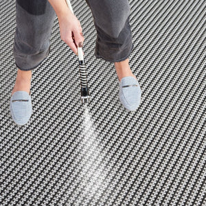Safavieh Terrace Power Loomed Polypropylene Runner Rug for Entryways and Hallways Black 2'-3" x 8'-0" TER802Z-28