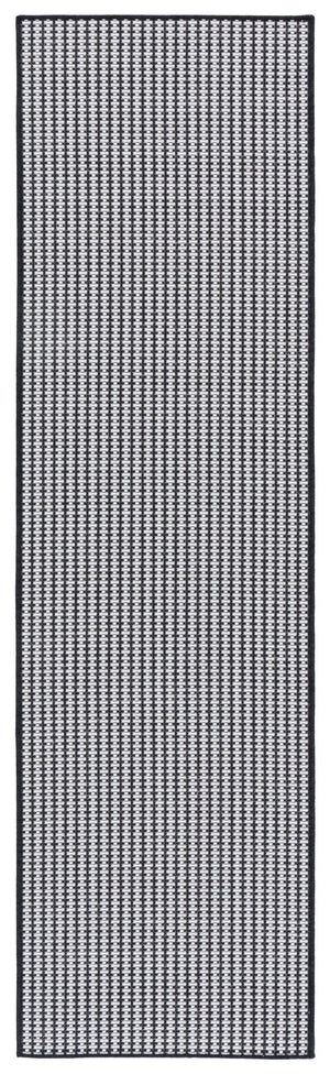 Safavieh Terrace Turkish Power‑Loomed Black White Rug — Low‑Profile, Weather & Stain Resistant, Modern Dotted Geometric Pattern 8'-0" x 10'-0" TER802Z-8
