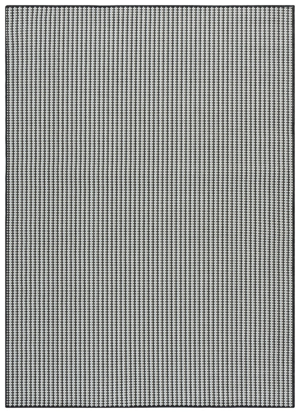 Safavieh Terrace Turkish Power‑Loomed Black White Rug — Low‑Profile, Weather & Stain Resistant, Modern Dotted Geometric Pattern 8'-0" x 10'-0" TER802Z-8