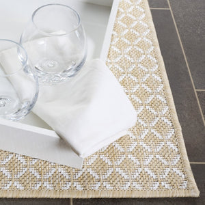 Safavieh Terrace Geometric Runner Rug Power Loomed Polypropylene for Indoor Outdoor Hallways TER804B-28