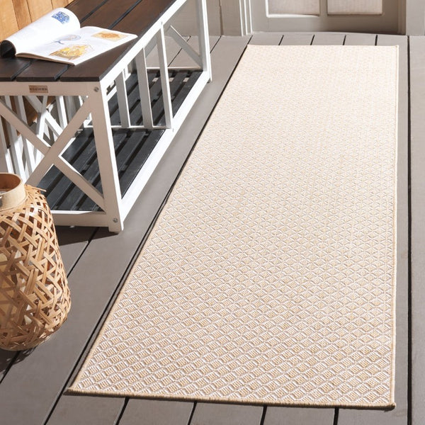 Safavieh Terrace Geometric Runner Rug Power Loomed Polypropylene for Indoor Outdoor Hallways TER804B-28