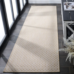 Safavieh Terrace Geometric Runner Rug Power Loomed Polypropylene for Indoor Outdoor Hallways TER804B-28