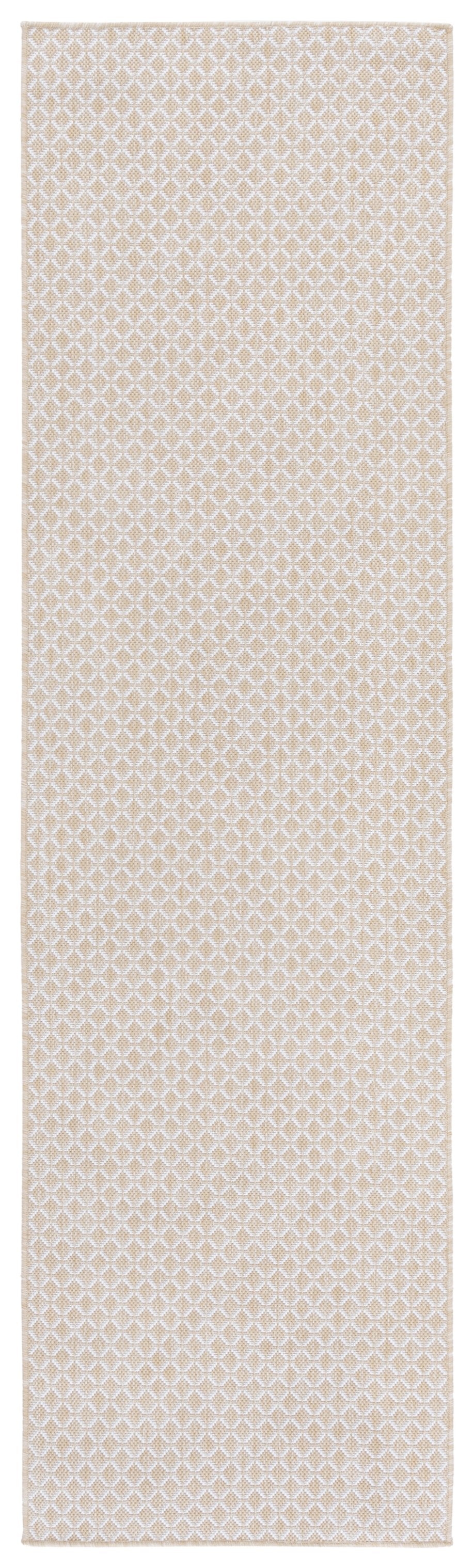 Safavieh Terrace Beige And Ivory Trellis Rug — Durable Polypropylene Power-Loomed For Indoor/Outdoor Style 8'-0" x 10'-0" TER804B-8
