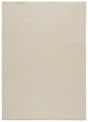 Safavieh Terrace Elegant Beige & Ivory Lattice Area Rug — Low-Profile, Durable Polypropylene For Indoors/Patio 5'-3" x 7'-6" TER804B-5