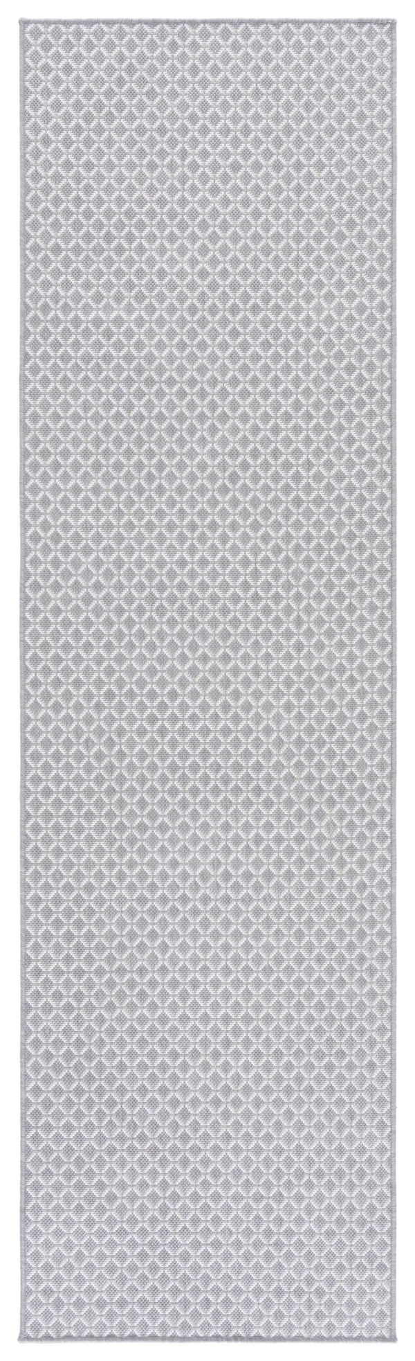 Safavieh Terrace Modern Grey & Ivory Power-Loomed Rug From Turkey — Low-Profile Geometric, Durable Fade-Resistant 4'-0" x 6'-0" TER804F-4