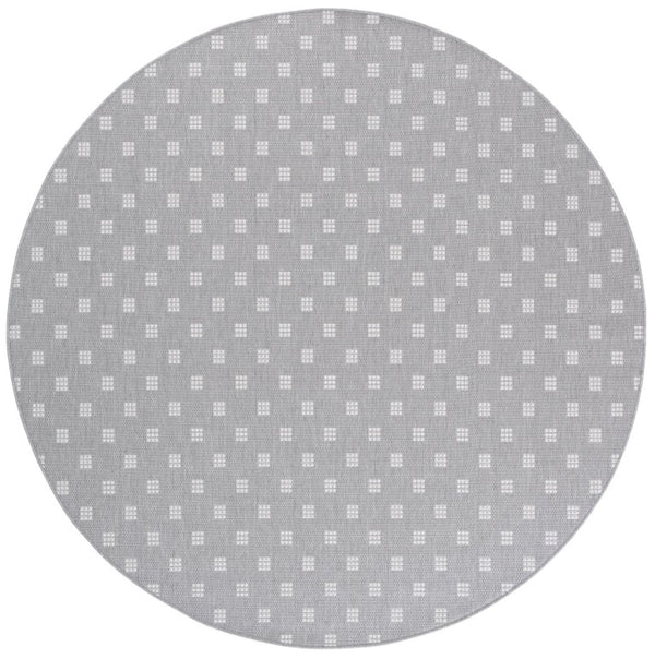Safavieh Terrace Round Polypropylene Outdoor Indoor Rug Geometric Contemporary Low Pile Turkey TER804F-7R