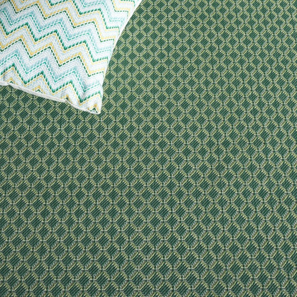 Safavieh Terrace Power Loomed Polypropylene Runner Geometric Green Indoor Outdoor Rug TER804Y-28