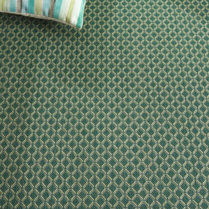Safavieh Terrace Power Loomed Polypropylene Runner Geometric Green Indoor Outdoor Rug TER804Y-28