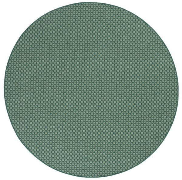 Safavieh Terrace Bold Geometric Round Rug Power Loomed Polypropylene for Patio or Dining TER804Y-7R