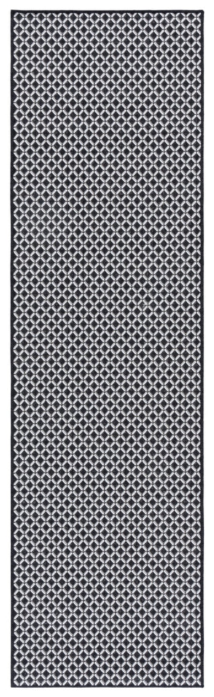 Safavieh Terrace Bold Black White Geometric Area Rug – Durable Power‑Loomed Polypropylene, Low Pile, Indoor/Outdoor Use 9'-0" x 12'-0" TER804Z-9
