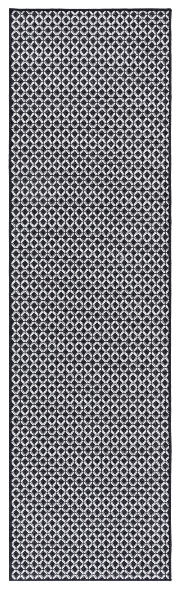Safavieh Terrace Bold Black White Geometric Area Rug – Durable Power‑Loomed Polypropylene, Low Pile, Indoor/Outdoor Use 9'-0" x 12'-0" TER804Z-9