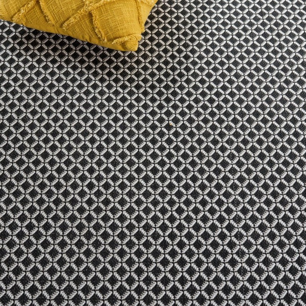 Safavieh Terrace Geometric Ring Motif Indoor Outdoor Runner Rug in Polypropylene Low Pile TER804Z-28