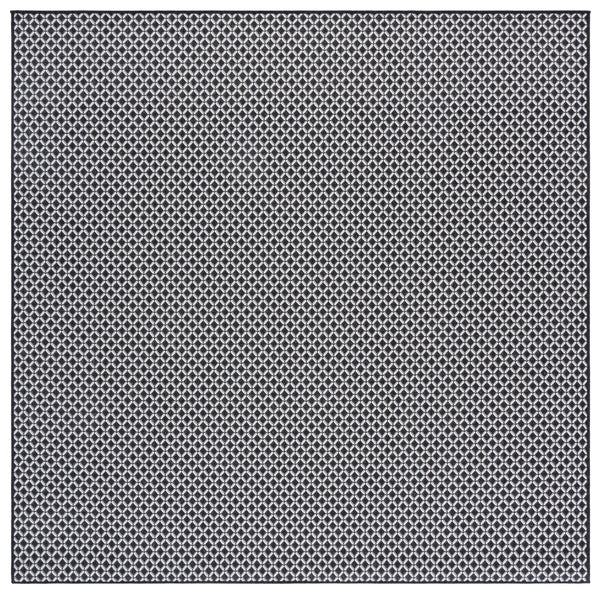 Safavieh Terrace Black And White Geometric Rug — Durable Indoor/Outdoor Polypropylene Low‑Profile Design 5'-3" x 7'-6" TER804Z-5
