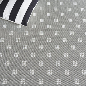 Safavieh Terrace Power Loomed Polypropylene Runner Rug Geometric Grid Indoor Outdoor Gray 2'-3" x 8'-0" TER806F-28