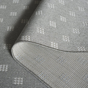 Safavieh Terrace Grey Ivory Geometric Area Rug — Low‑Profile Power‑Loomed Outdoor/Indoor Durable Polypropylene 4'-0" x 6'-0" TER806F-4