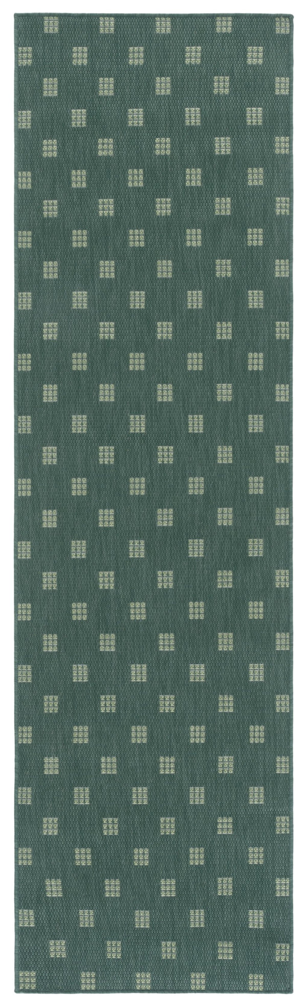 Safavieh Terrace Modern Geometric Dark And Light Green Area Rug — Durable Power-Loomed Polypropylene For Indoor/Outdoor Use 8'-0" x 10'-0" TER806Y-8