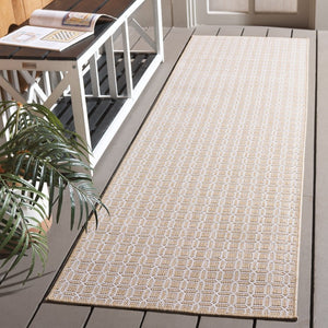 Safavieh Terrace Geometric Lattice Polypropylene Runner Rug for Indoor Outdoor Hallway Use TER808B-28