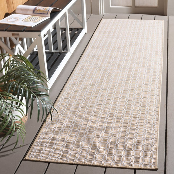 Safavieh Terrace Geometric Lattice Polypropylene Runner Rug for Indoor Outdoor Hallway Use TER808B-28