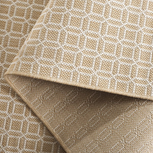 Safavieh Terrace Low-Profile Beige Ivory Rug With Timeless Geometric Motif — Durable Indoor/Outdoor Style 8'-0" x 10'-0" TER808B-8