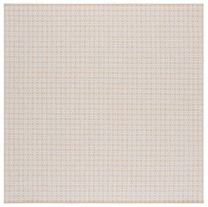 Safavieh Terrace Lattice Polypropylene Area Rug Power Loomed Neutral Geometric for Indoor Outdoor Use TER808B-7SQ
