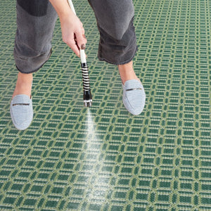 Safavieh Terrace Power-Loomed Polypropylene Runner Geometric Forest Tones for Patio or Entryway TER808Y-28