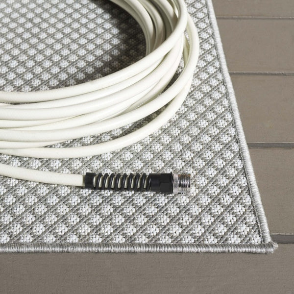 Safavieh Terrace Power-Loomed Polypropylene Runner Rug with Geometric Pattern for Hallways Gray 2'-3" x 8'-0" TER810F-28